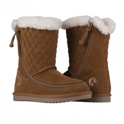 BILLY Cozy Lux za malčke - semiš usnje, rjavi