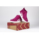 BILLY CS visoki čevlji za otroke - fuchsia/white (W)