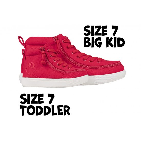 BILLY DRII visok čevelj za malčke - W - rdeči